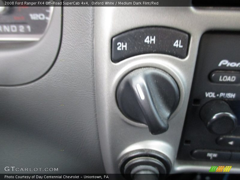 Oxford White / Medium Dark Flint/Red 2008 Ford Ranger FX4 Off-Road SuperCab 4x4