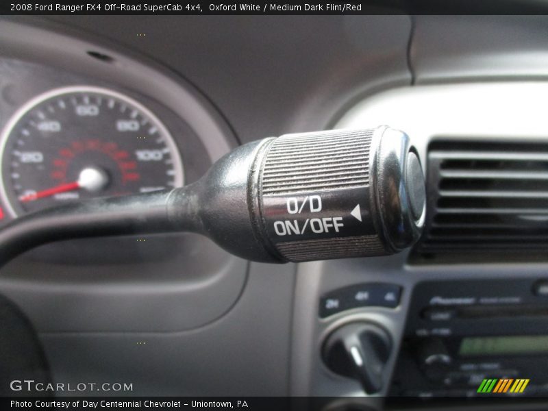 Oxford White / Medium Dark Flint/Red 2008 Ford Ranger FX4 Off-Road SuperCab 4x4