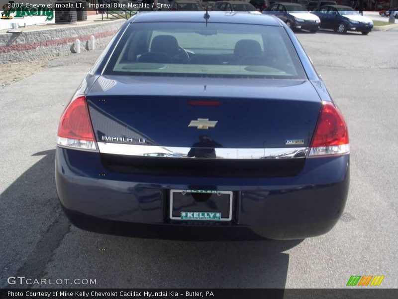 Imperial Blue Metallic / Gray 2007 Chevrolet Impala LT