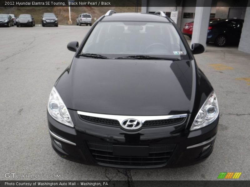 Black Noir Pearl / Black 2012 Hyundai Elantra SE Touring