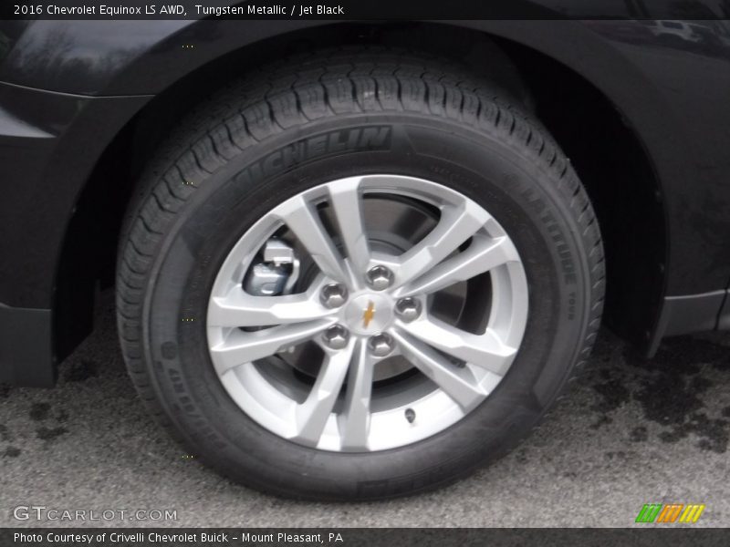 Tungsten Metallic / Jet Black 2016 Chevrolet Equinox LS AWD
