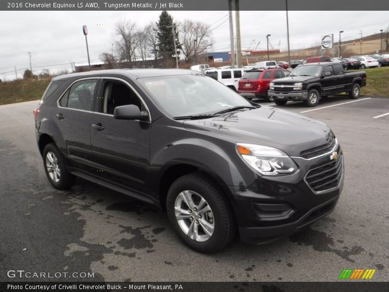 Tungsten Metallic / Jet Black 2016 Chevrolet Equinox LS AWD