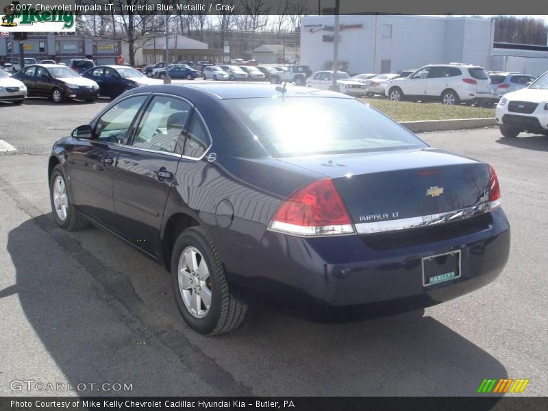 Imperial Blue Metallic / Gray 2007 Chevrolet Impala LT