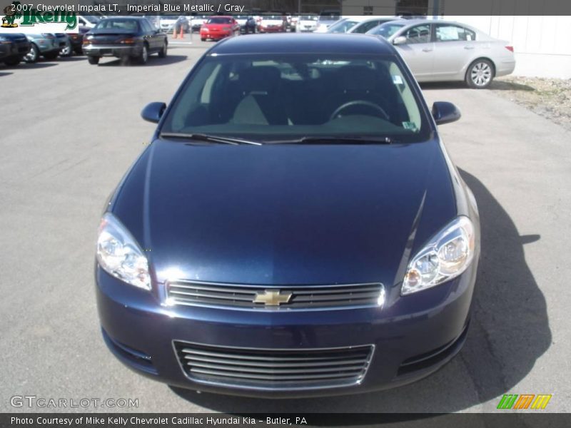 Imperial Blue Metallic / Gray 2007 Chevrolet Impala LT