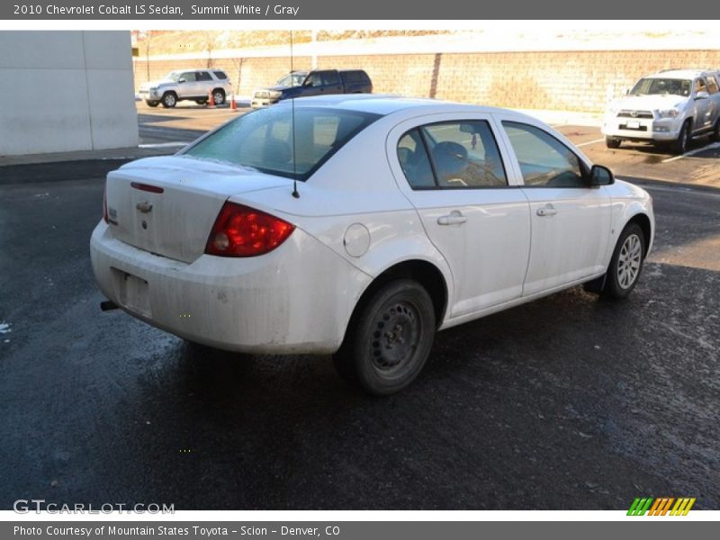 Summit White / Gray 2010 Chevrolet Cobalt LS Sedan