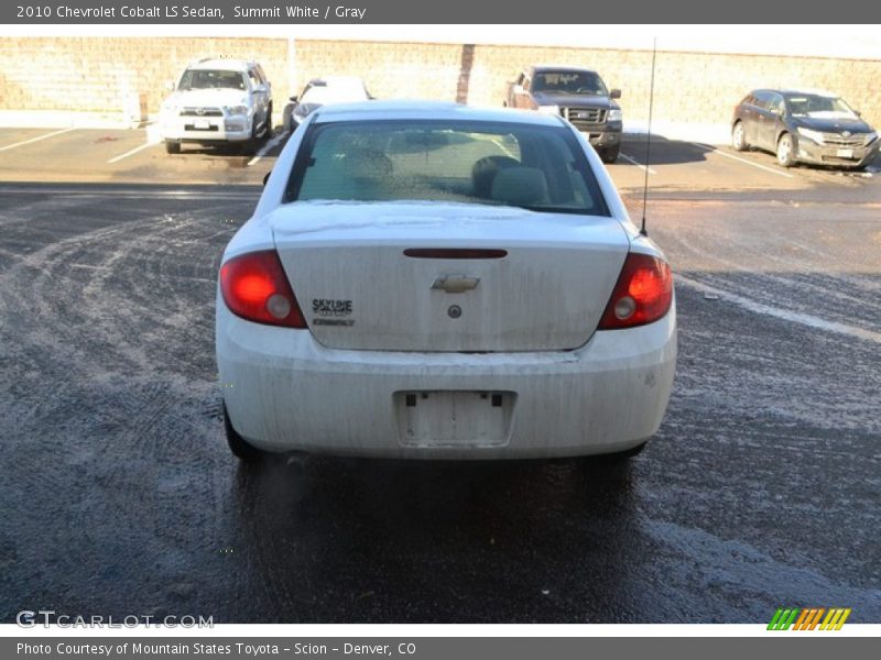 Summit White / Gray 2010 Chevrolet Cobalt LS Sedan