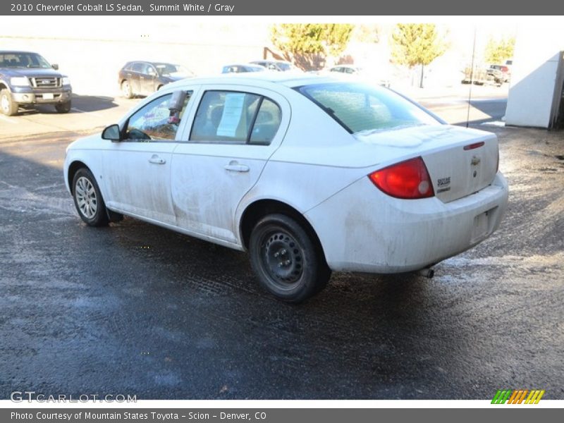 Summit White / Gray 2010 Chevrolet Cobalt LS Sedan