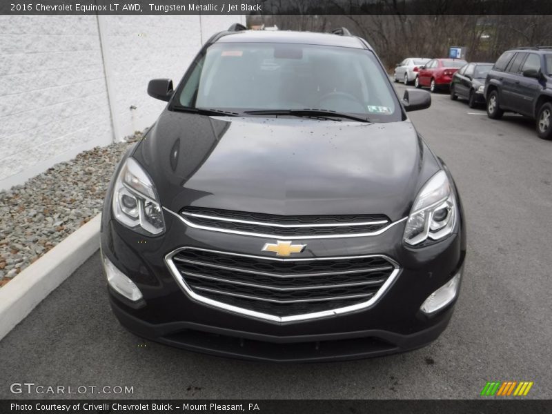 Tungsten Metallic / Jet Black 2016 Chevrolet Equinox LT AWD