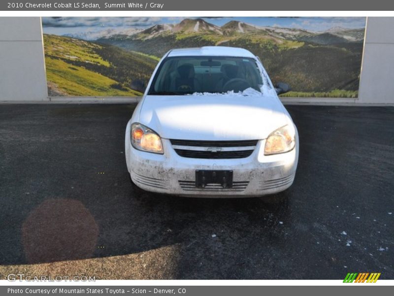 Summit White / Gray 2010 Chevrolet Cobalt LS Sedan
