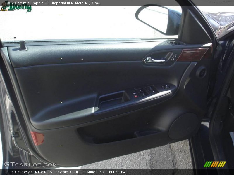 Imperial Blue Metallic / Gray 2007 Chevrolet Impala LT