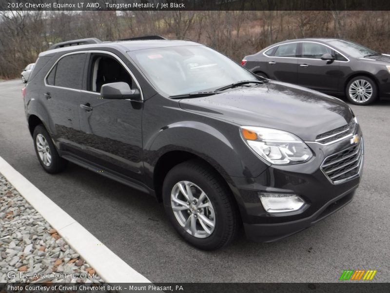 Tungsten Metallic / Jet Black 2016 Chevrolet Equinox LT AWD