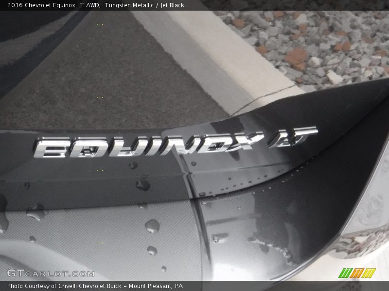 Tungsten Metallic / Jet Black 2016 Chevrolet Equinox LT AWD