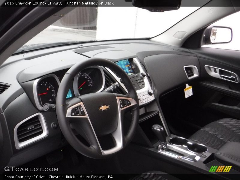 Tungsten Metallic / Jet Black 2016 Chevrolet Equinox LT AWD