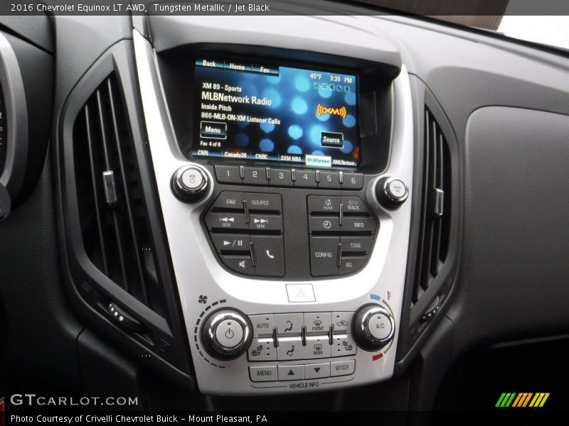Tungsten Metallic / Jet Black 2016 Chevrolet Equinox LT AWD
