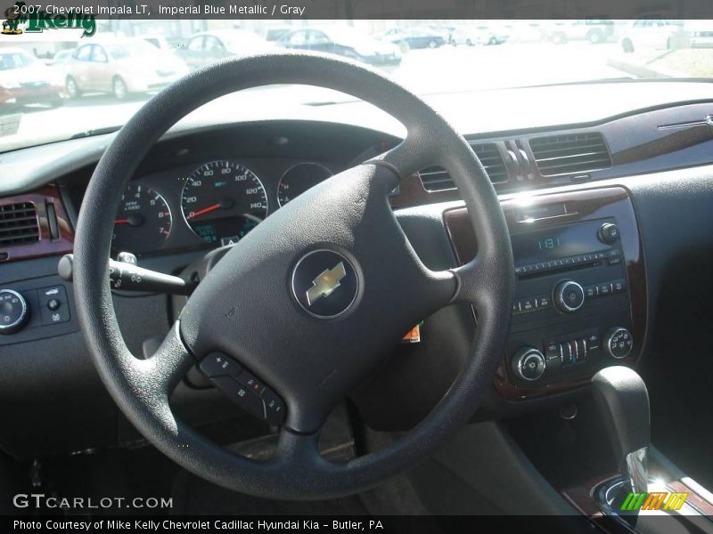 Imperial Blue Metallic / Gray 2007 Chevrolet Impala LT