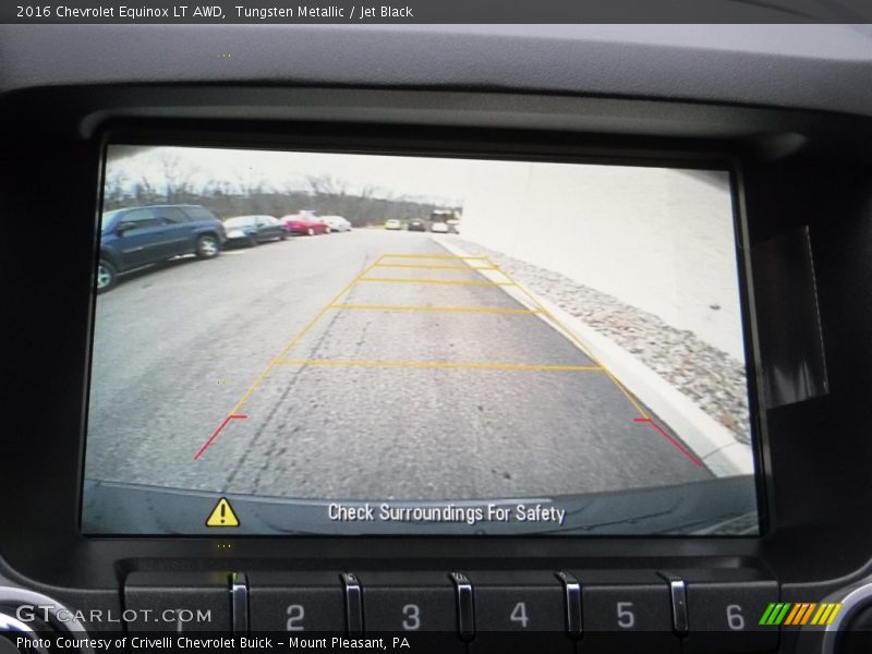 Tungsten Metallic / Jet Black 2016 Chevrolet Equinox LT AWD