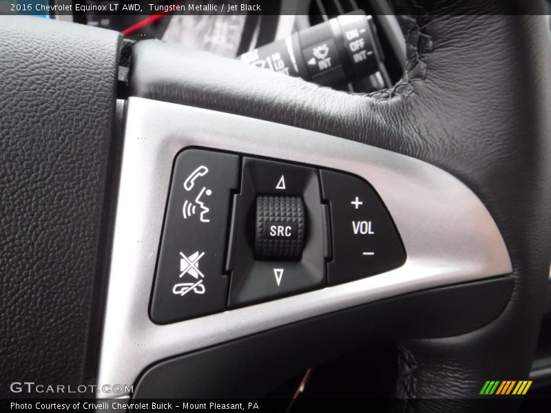 Tungsten Metallic / Jet Black 2016 Chevrolet Equinox LT AWD
