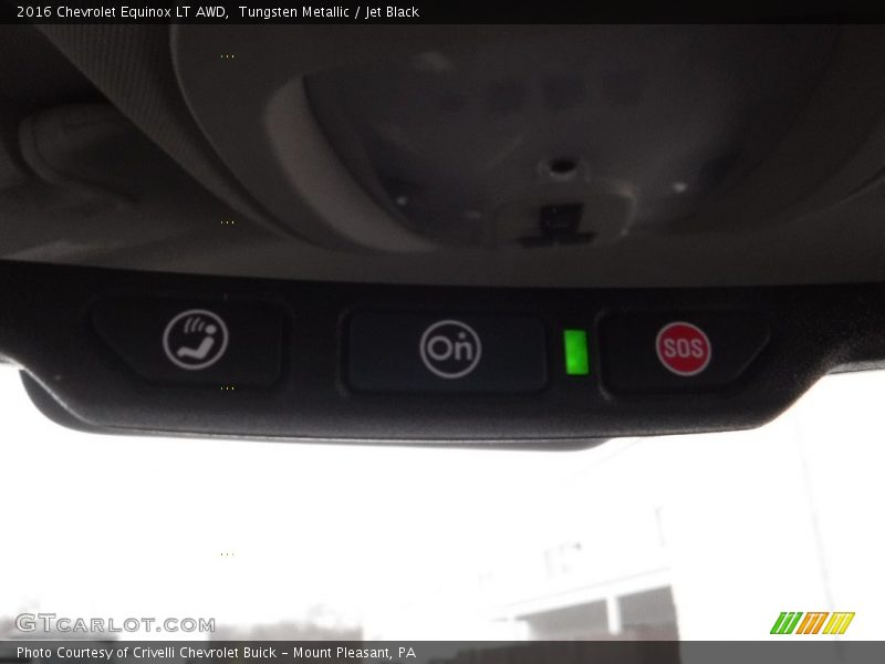 Tungsten Metallic / Jet Black 2016 Chevrolet Equinox LT AWD