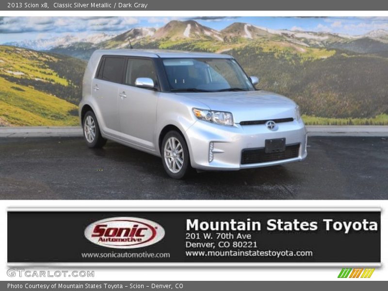 Classic Silver Metallic / Dark Gray 2013 Scion xB