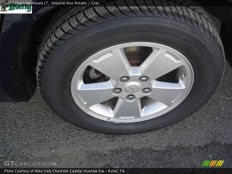 Imperial Blue Metallic / Gray 2007 Chevrolet Impala LT