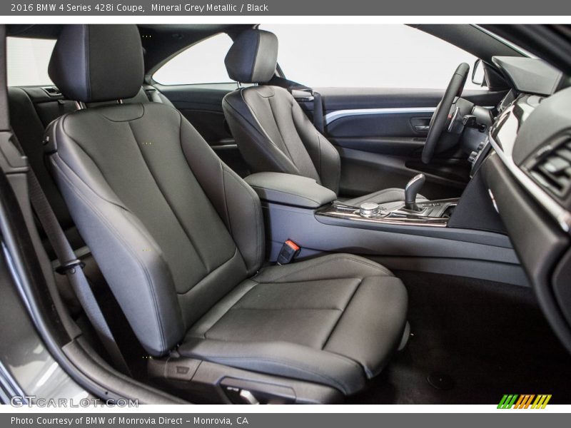 Mineral Grey Metallic / Black 2016 BMW 4 Series 428i Coupe