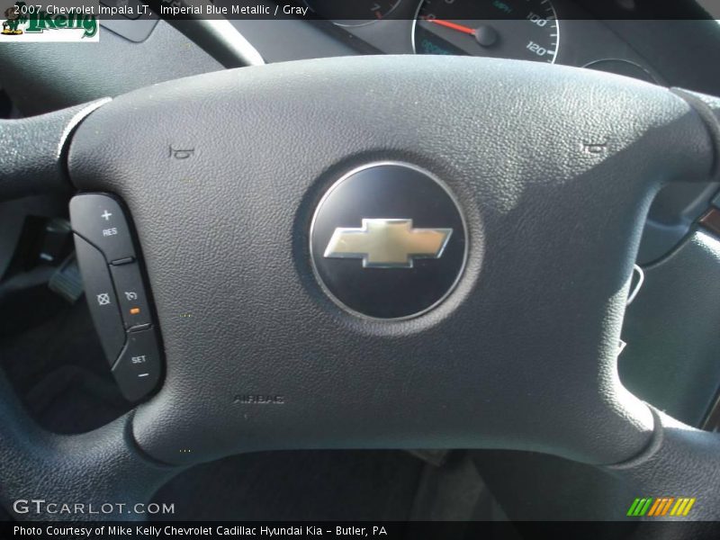 Imperial Blue Metallic / Gray 2007 Chevrolet Impala LT