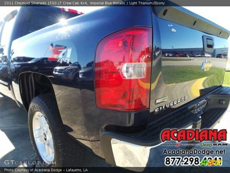 Imperial Blue Metallic / Light Titanium/Ebony 2011 Chevrolet Silverado 1500 LT Crew Cab 4x4