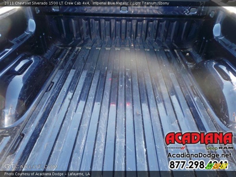 Imperial Blue Metallic / Light Titanium/Ebony 2011 Chevrolet Silverado 1500 LT Crew Cab 4x4