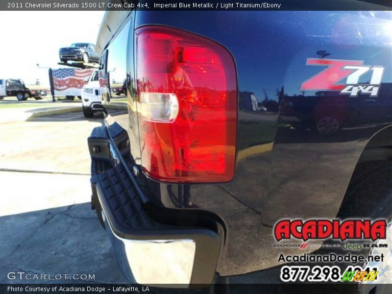 Imperial Blue Metallic / Light Titanium/Ebony 2011 Chevrolet Silverado 1500 LT Crew Cab 4x4
