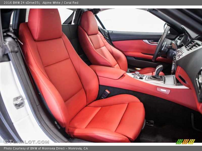 2016 Z4 sDrive35i Coral Red Interior