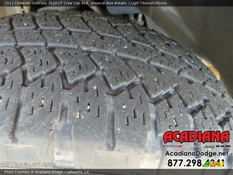 Imperial Blue Metallic / Light Titanium/Ebony 2011 Chevrolet Silverado 1500 LT Crew Cab 4x4