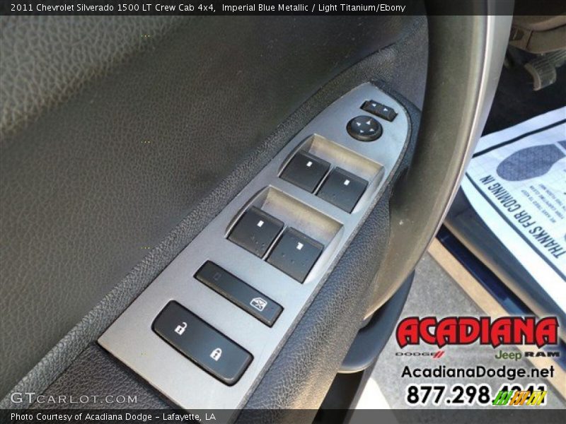 Imperial Blue Metallic / Light Titanium/Ebony 2011 Chevrolet Silverado 1500 LT Crew Cab 4x4