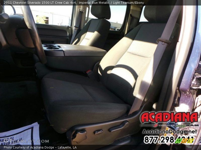 Imperial Blue Metallic / Light Titanium/Ebony 2011 Chevrolet Silverado 1500 LT Crew Cab 4x4