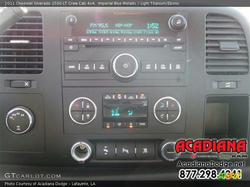 Imperial Blue Metallic / Light Titanium/Ebony 2011 Chevrolet Silverado 1500 LT Crew Cab 4x4