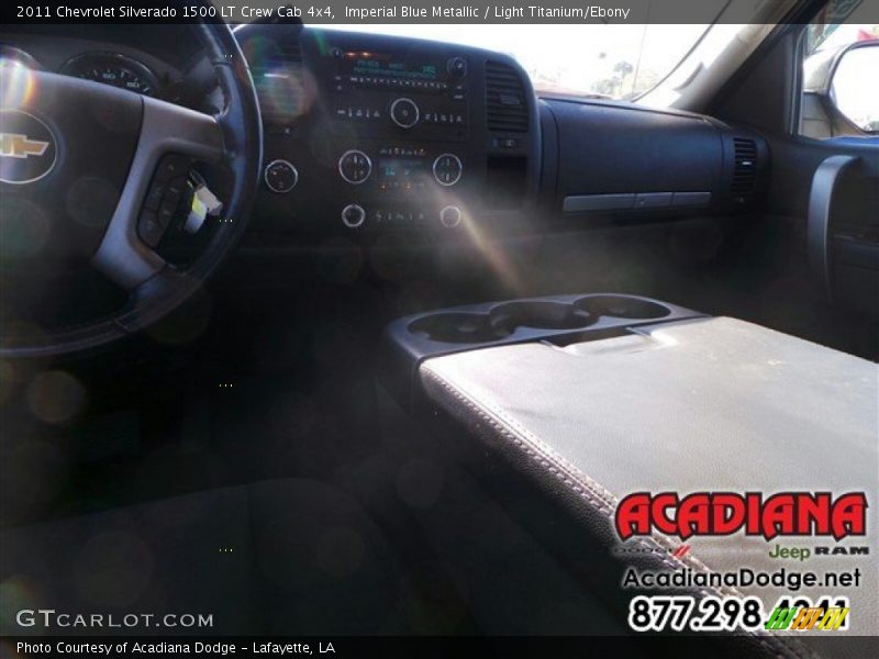 Imperial Blue Metallic / Light Titanium/Ebony 2011 Chevrolet Silverado 1500 LT Crew Cab 4x4