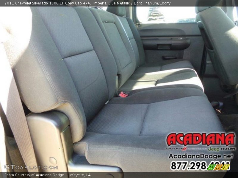 Imperial Blue Metallic / Light Titanium/Ebony 2011 Chevrolet Silverado 1500 LT Crew Cab 4x4