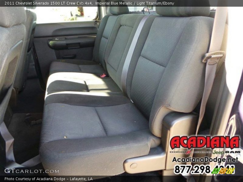 Imperial Blue Metallic / Light Titanium/Ebony 2011 Chevrolet Silverado 1500 LT Crew Cab 4x4