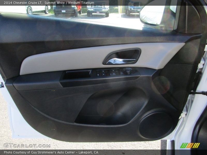 Summit White / Medium Titanium 2014 Chevrolet Cruze LT