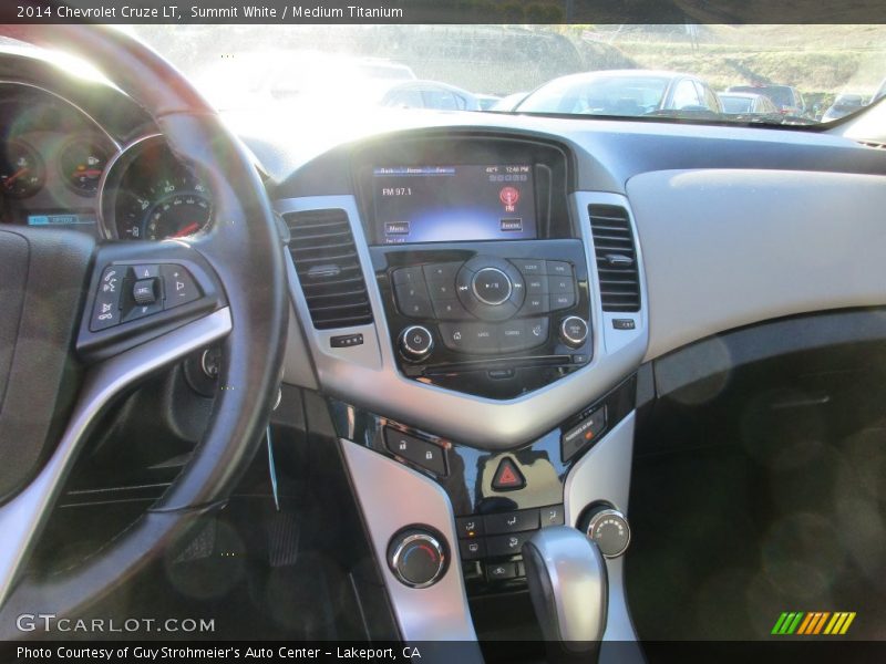 Summit White / Medium Titanium 2014 Chevrolet Cruze LT