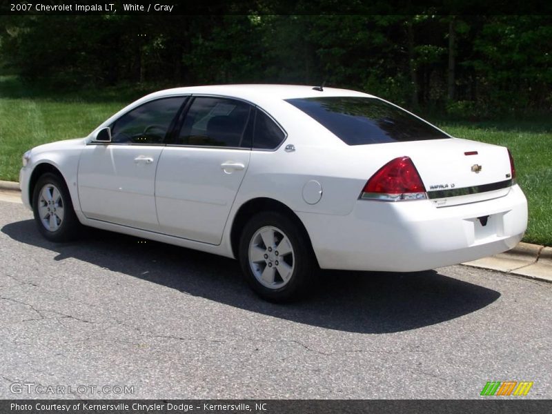 White / Gray 2007 Chevrolet Impala LT