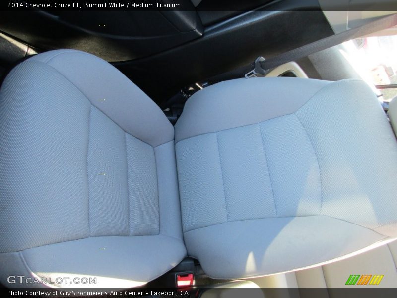 Summit White / Medium Titanium 2014 Chevrolet Cruze LT