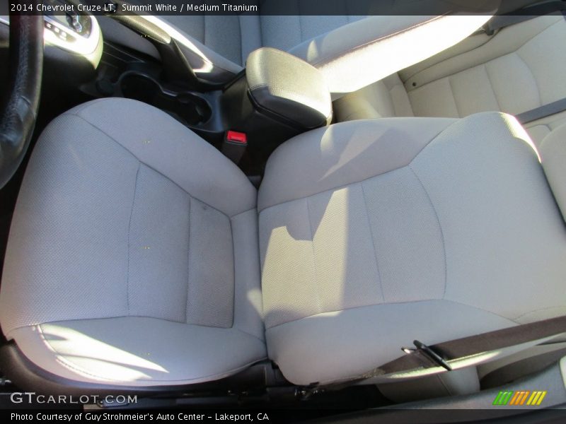Summit White / Medium Titanium 2014 Chevrolet Cruze LT