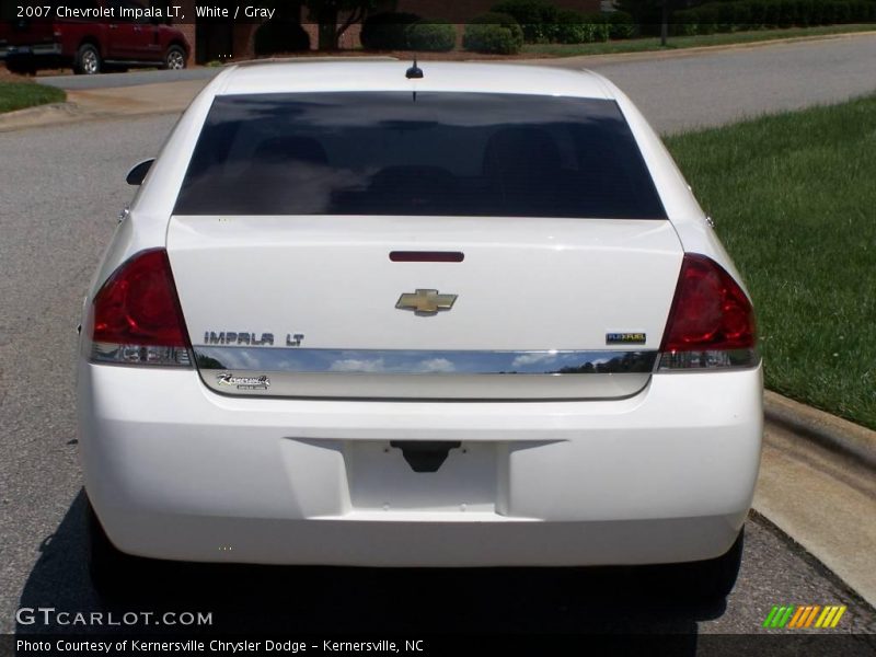 White / Gray 2007 Chevrolet Impala LT
