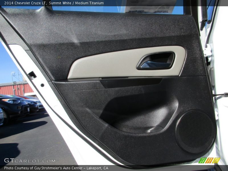 Summit White / Medium Titanium 2014 Chevrolet Cruze LT