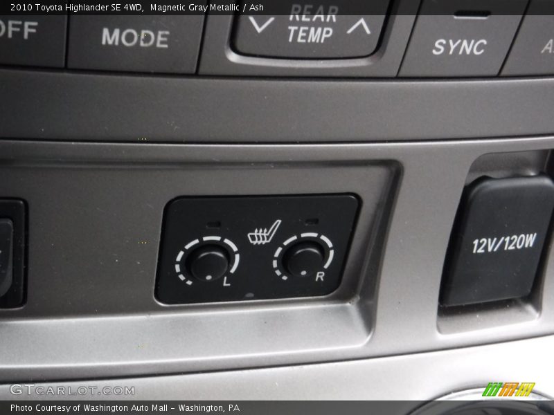 Magnetic Gray Metallic / Ash 2010 Toyota Highlander SE 4WD