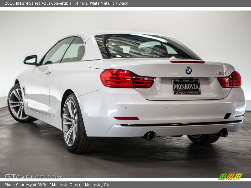 Mineral White Metallic / Black 2016 BMW 4 Series 435i Convertible