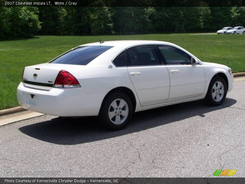 White / Gray 2007 Chevrolet Impala LT