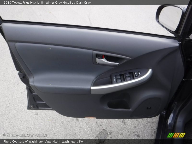Winter Gray Metallic / Dark Gray 2010 Toyota Prius Hybrid III