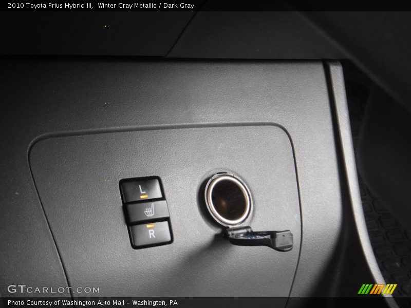 Winter Gray Metallic / Dark Gray 2010 Toyota Prius Hybrid III