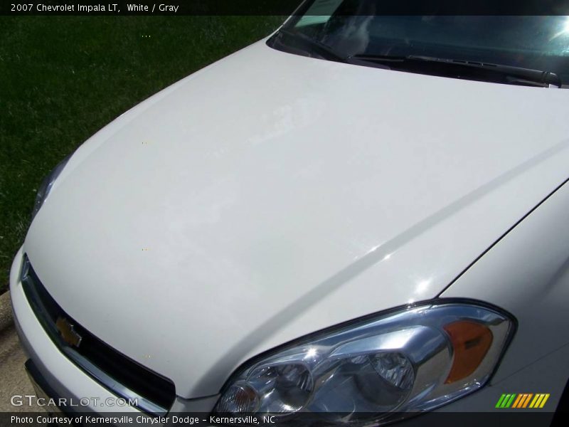 White / Gray 2007 Chevrolet Impala LT